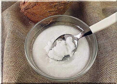 Treatment with sugar and coconut oil