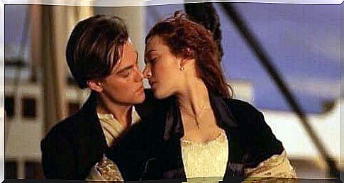 Romantic Movie Scene from Titanic