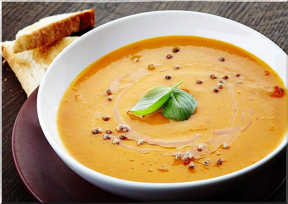 Soup is one of the Ideas for dinner when you are on a diet