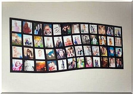 A collage to hang photos