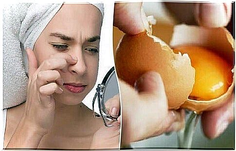 Egg face mask for clean and tight skin