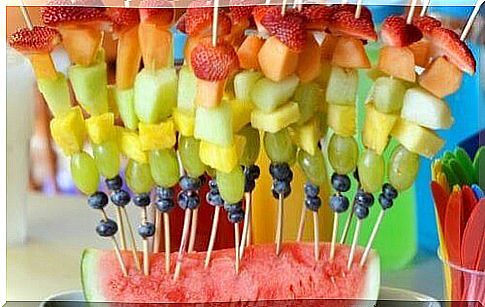 Skewers with Fruit