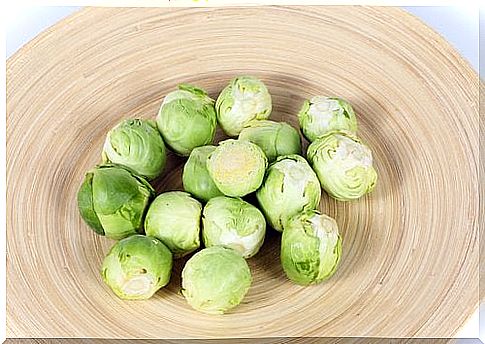 Bowl with Brussels sprouts