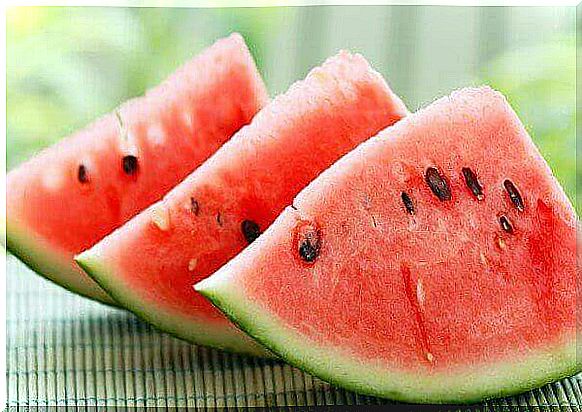 Sliced ​​watermelon