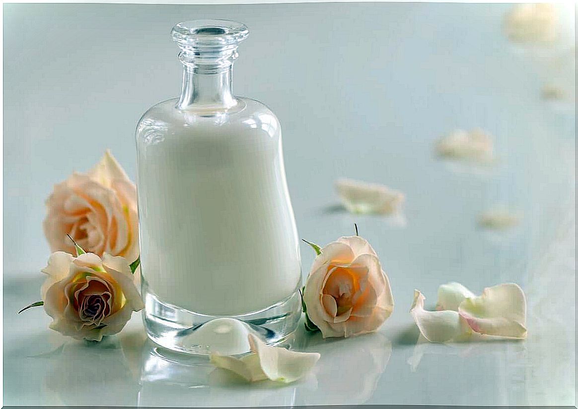 Buttermilk and roses