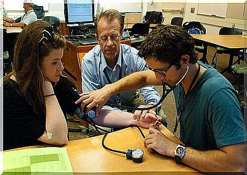 Measuring bloodpressure