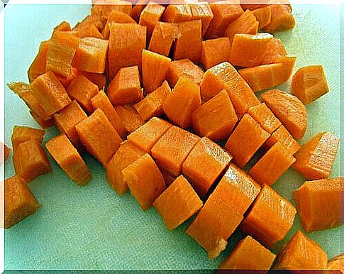 Diced carrots