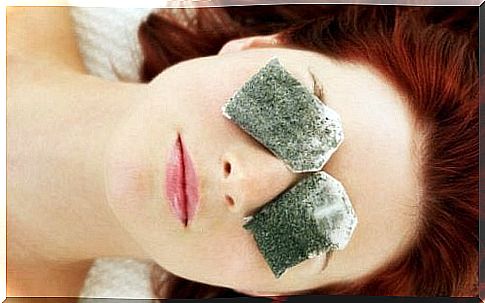 Tea Bags on Eyes