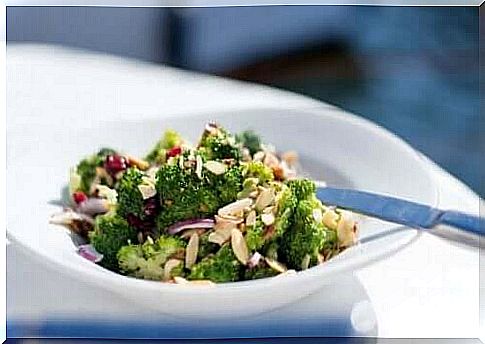 Plate with broccoli