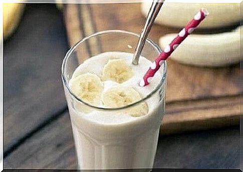 Banana milk is a healthy snack